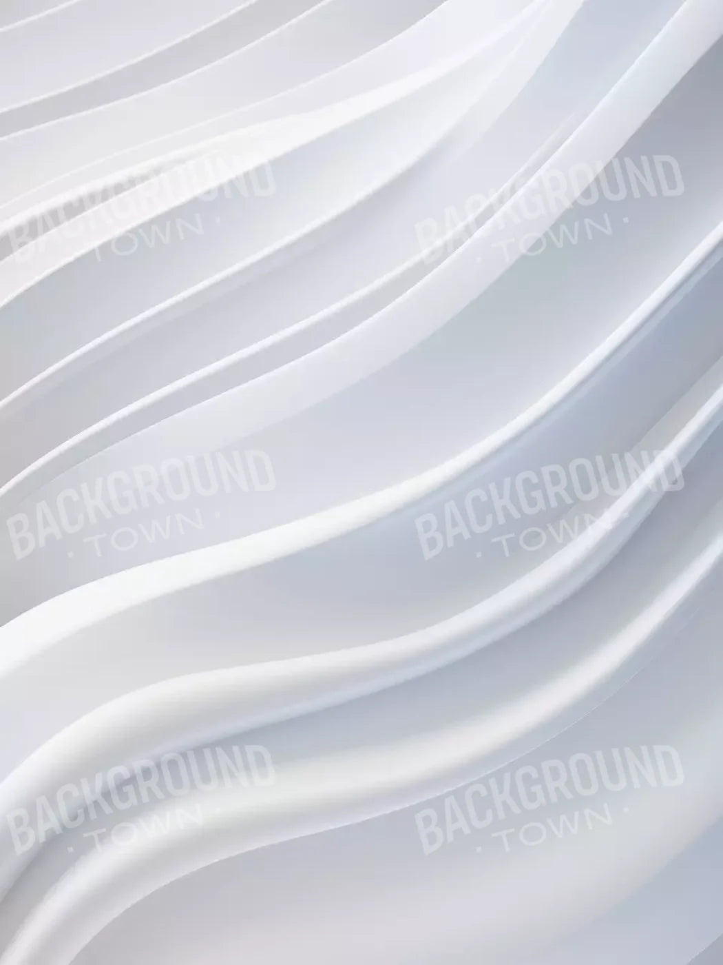 White Waves 5’X6’8 Fleece (60 X 80 Inch) Backdrop