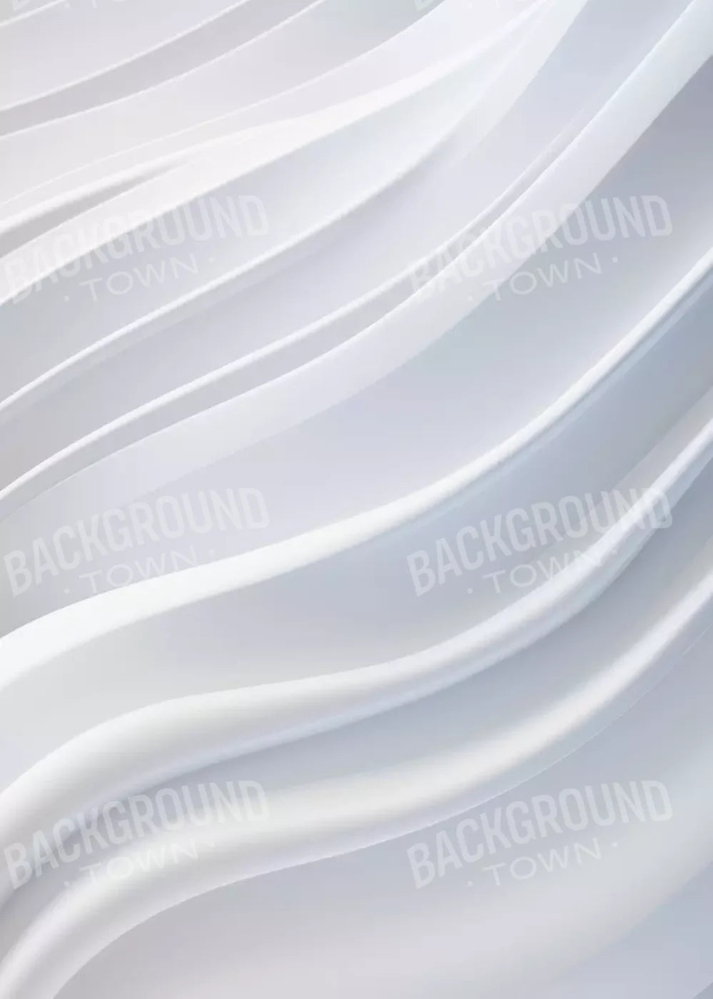 White Waves 5’X7’ Ultracloth (60 X 84 Inch) Backdrop