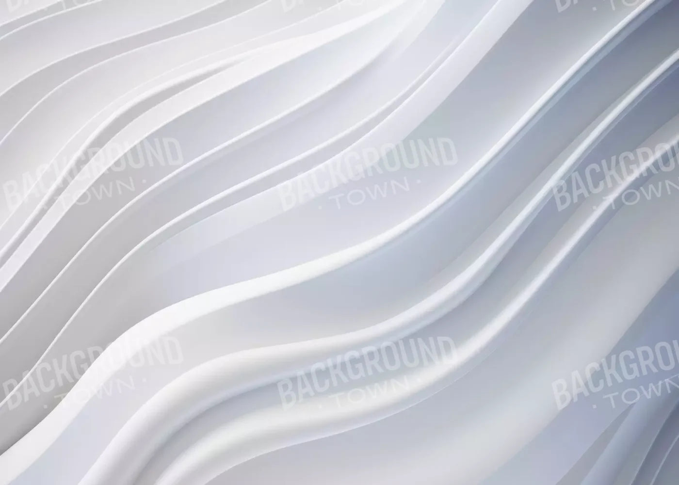 White Waves 7’X5’ Ultracloth (84 X 60 Inch) Backdrop