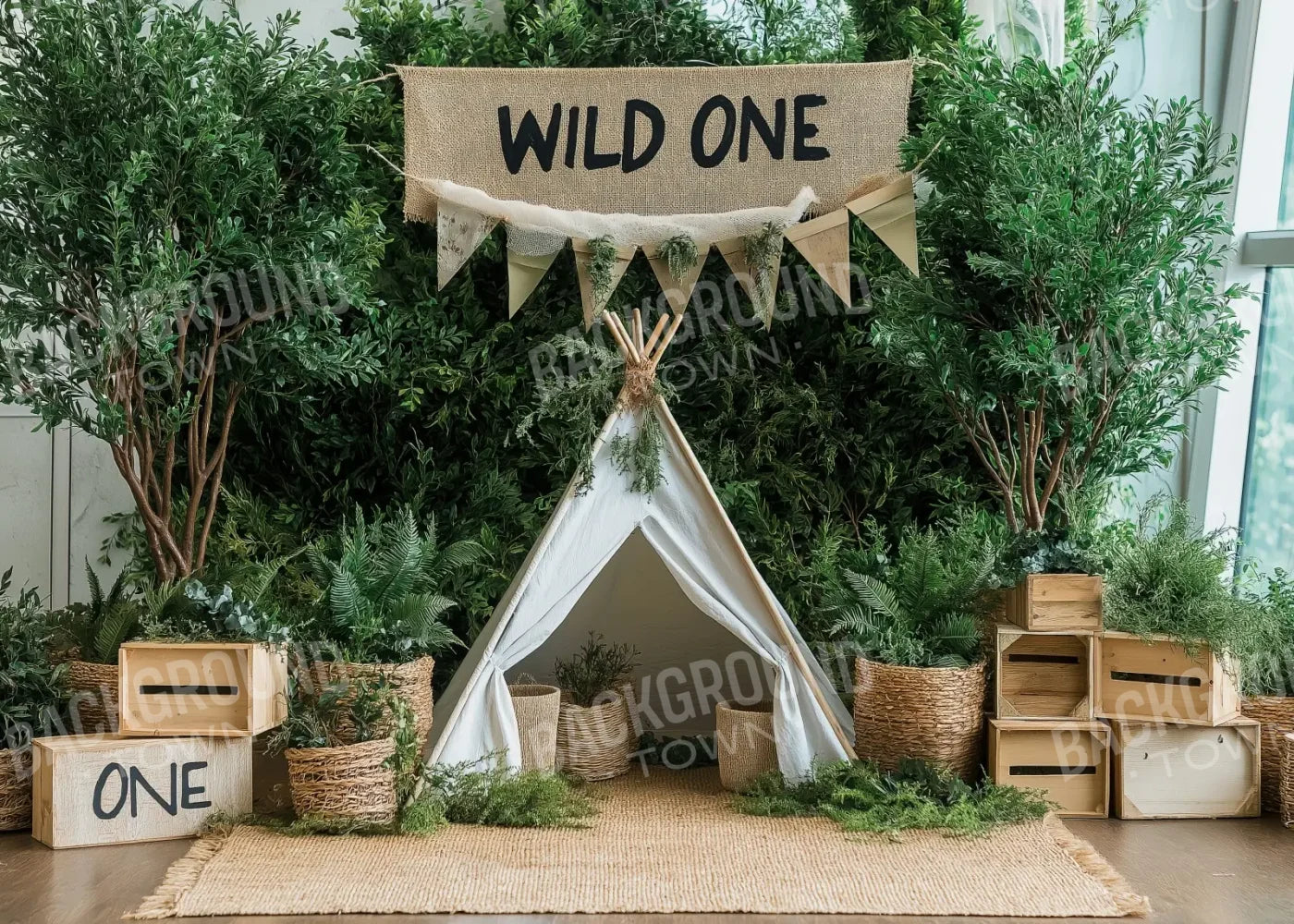 Wild One 7’x5’ UltraCloth (84 x 60 inch) Backdrop