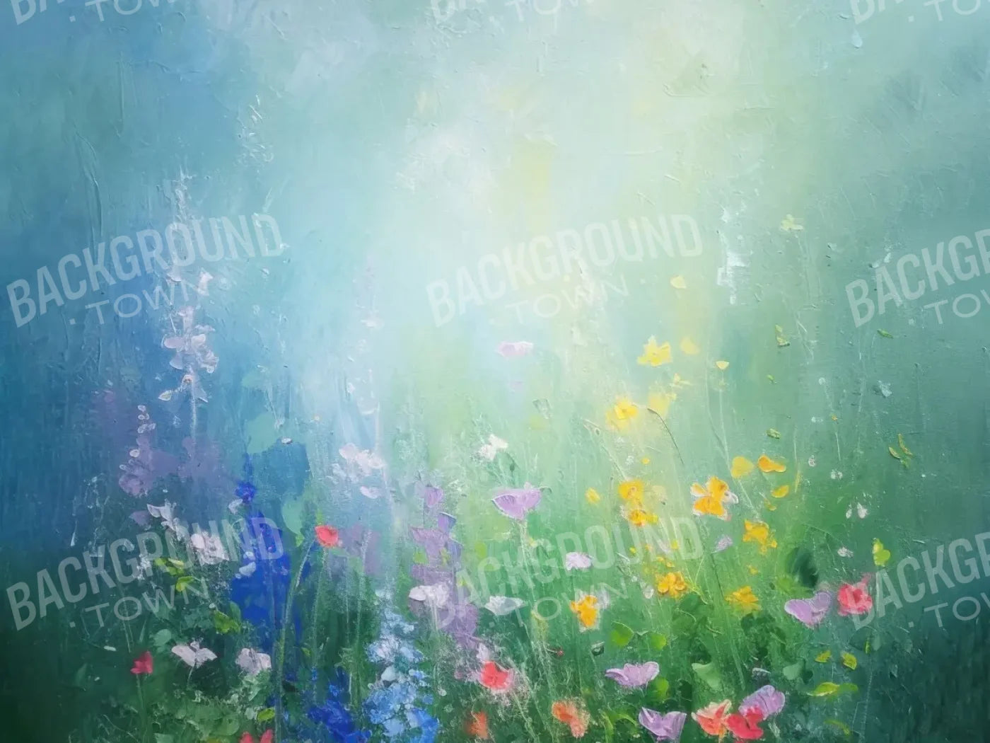 Wildflower Delight 8’x6’ Fleece (96 x 72 inch) Backdrop