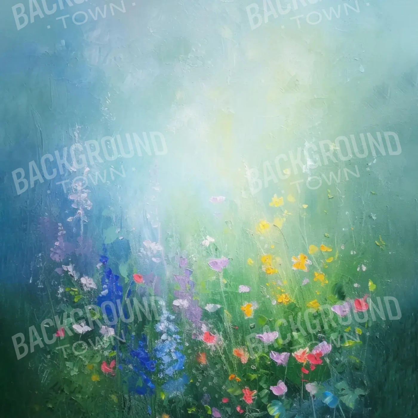 Wildflower Delight 8’x8’ Fleece (96 x 96 inch) Backdrop