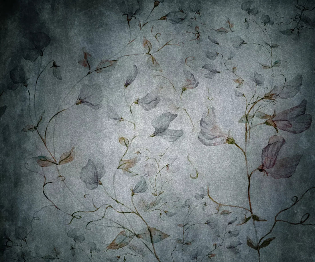 Wildflower Floral 5’X4’2’ Fleece (60 X 50 Inch) Backdrop