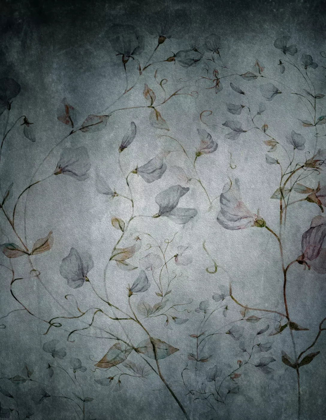 Wildflower Floral 6’X8’ Fleece (72 X 96 Inch) Backdrop