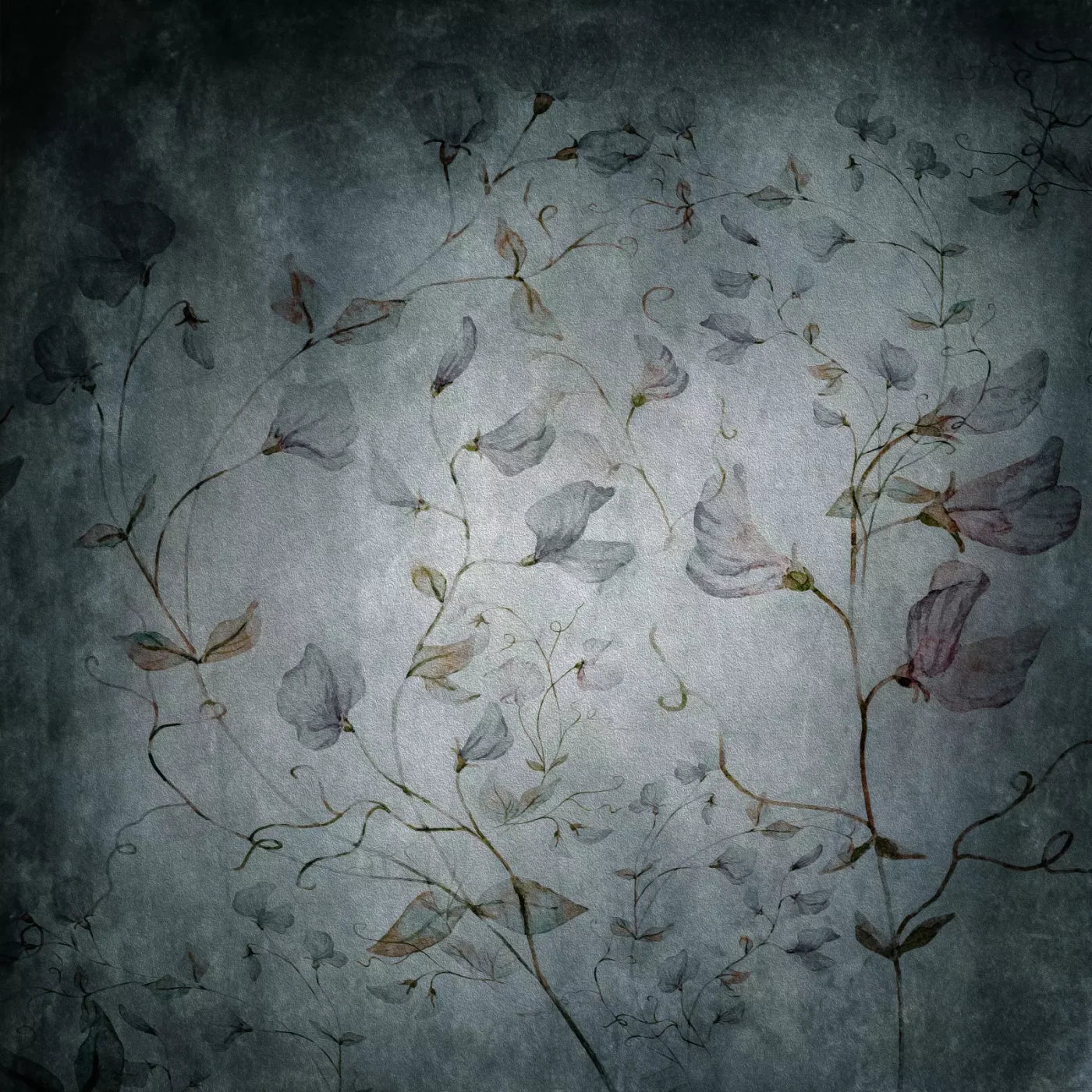 Wildflower Floral 8’X8’ Fleece (96 X Inch) Backdrop