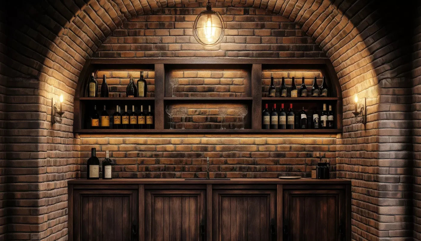 Wine Bar 14’X8’ Ultracloth (168 X 96 Inch) Backdrop