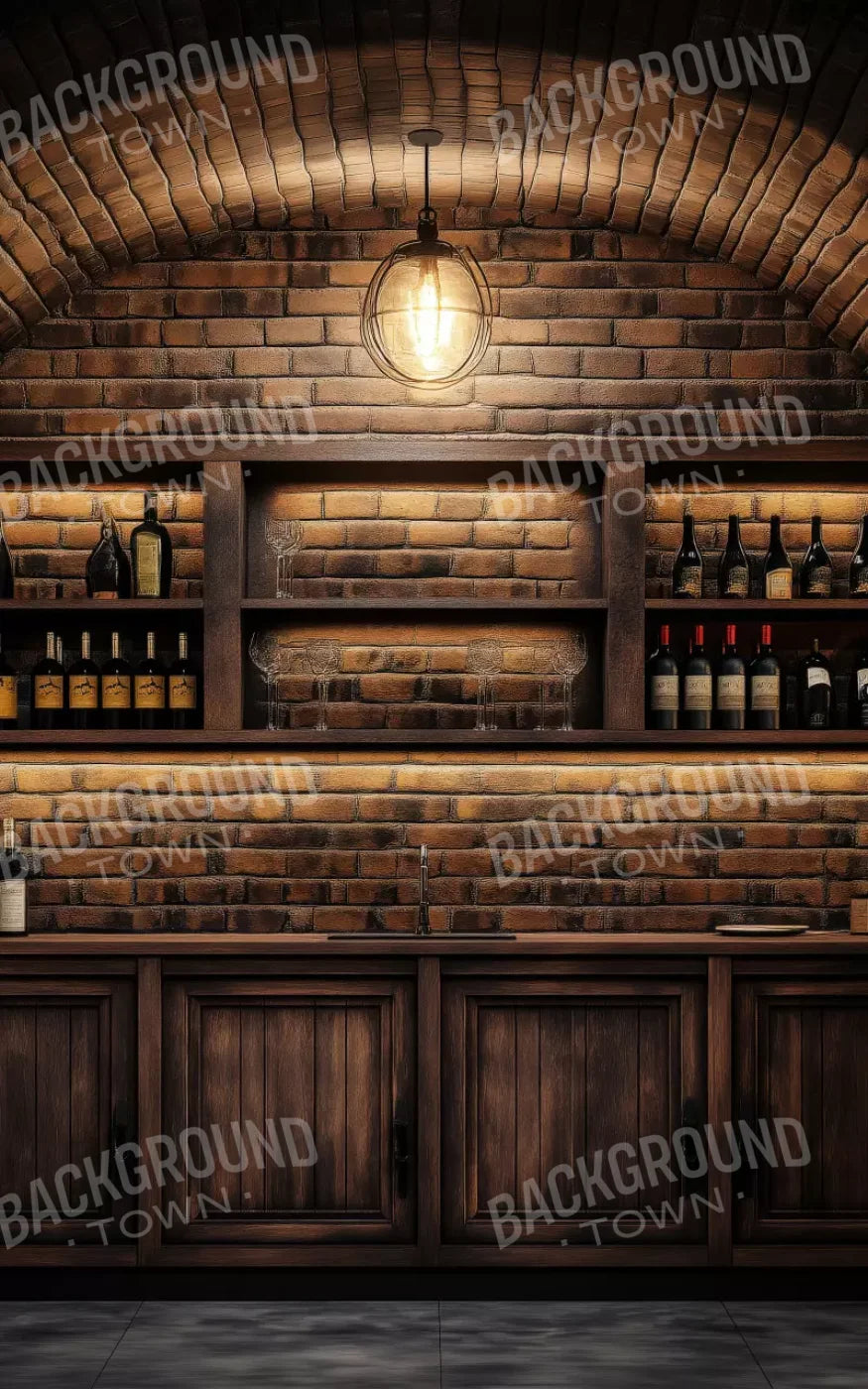 Wine Bar 5’X8’ Ultracloth (60 X 96 Inch) Backdrop