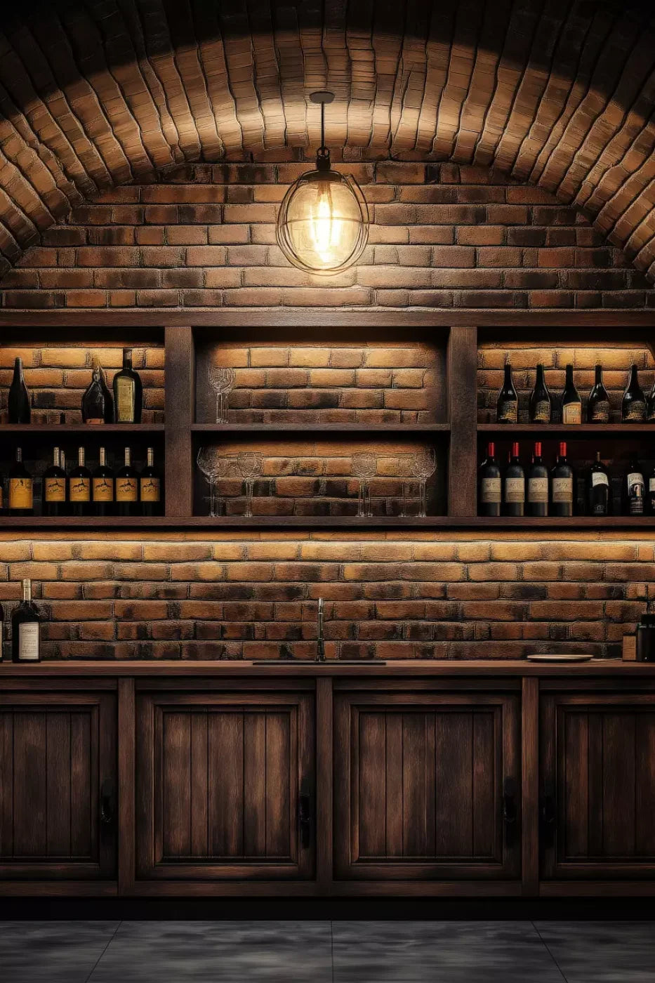 Wine Bar 8’X12’ Ultracloth (96 X 144 Inch) Backdrop