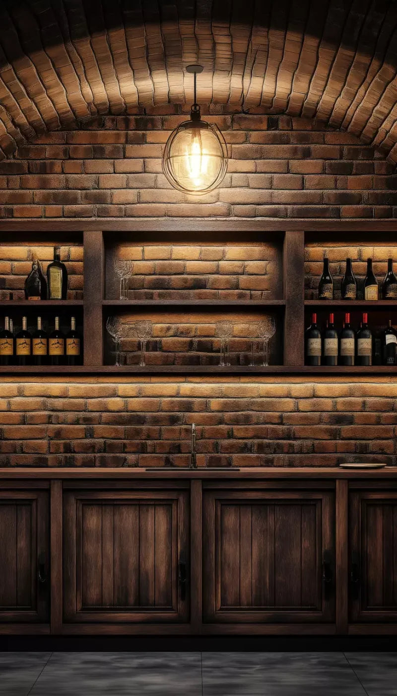 Wine Bar 8’X14’ Ultracloth (96 X 168 Inch) Backdrop