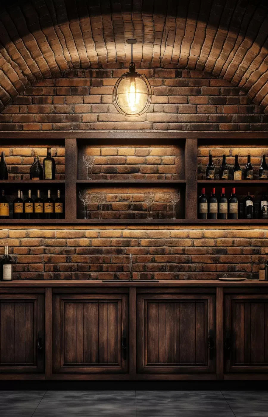 Wine Bar 9’X14’ Ultracloth (108 X 168 Inch) Backdrop