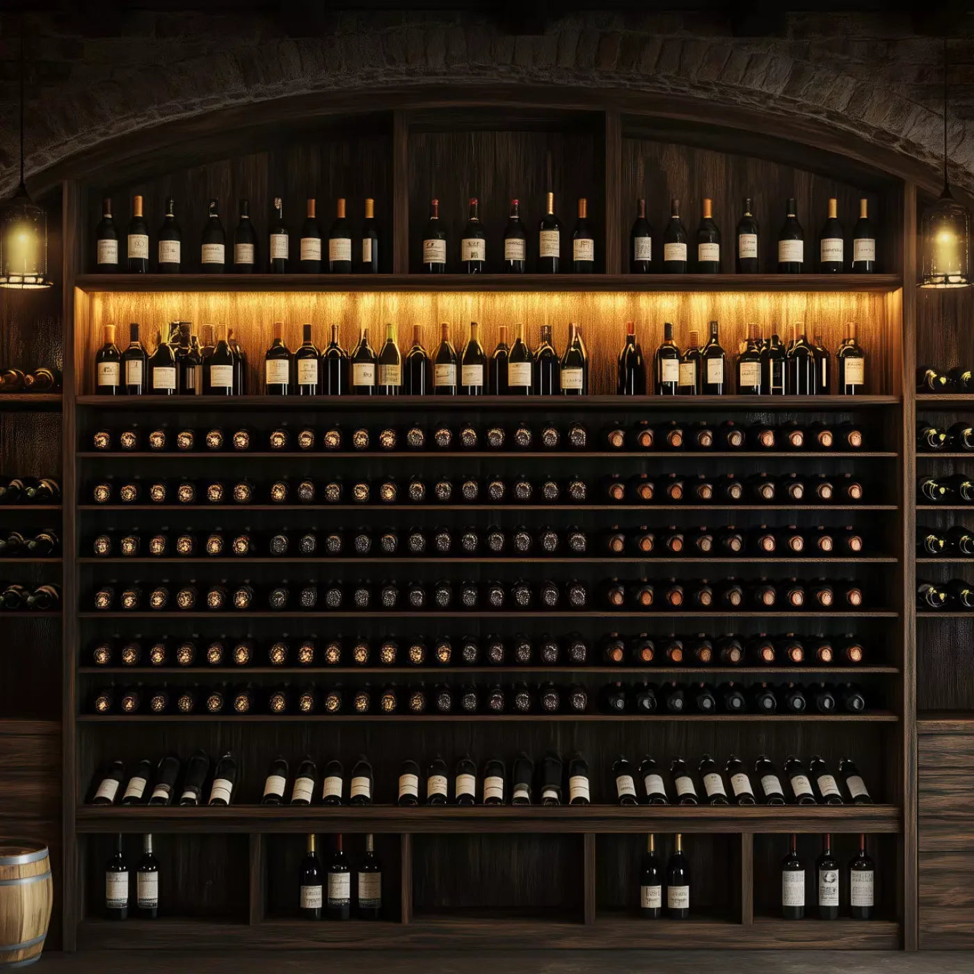 Wine Cellar 10’X10’ Ultracloth (120 X Inch) Backdrop