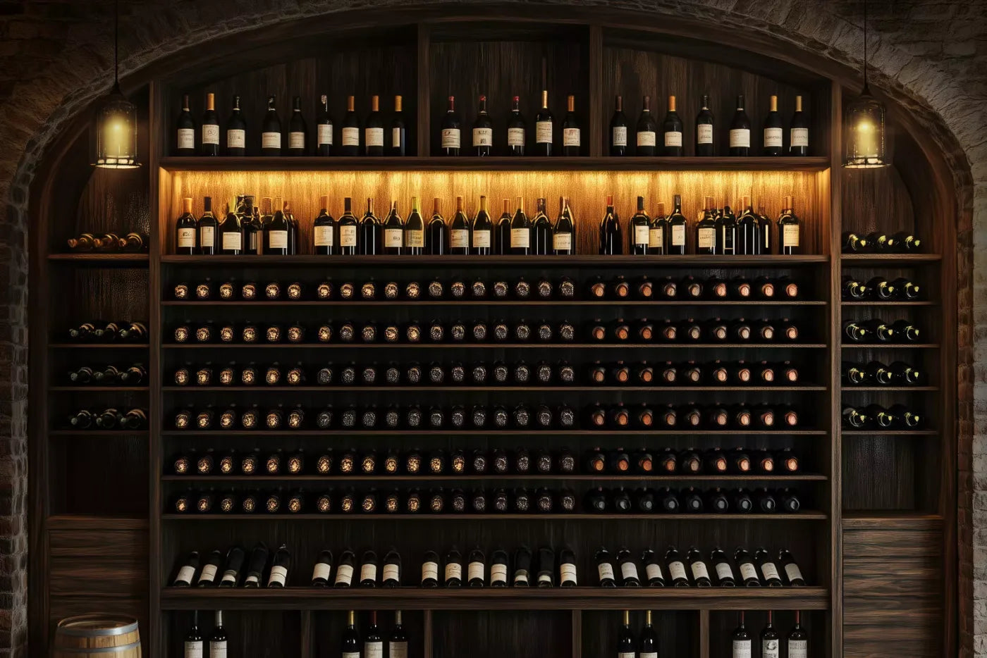 Wine Cellar 12’X8’ Ultracloth (144 X 96 Inch) Backdrop