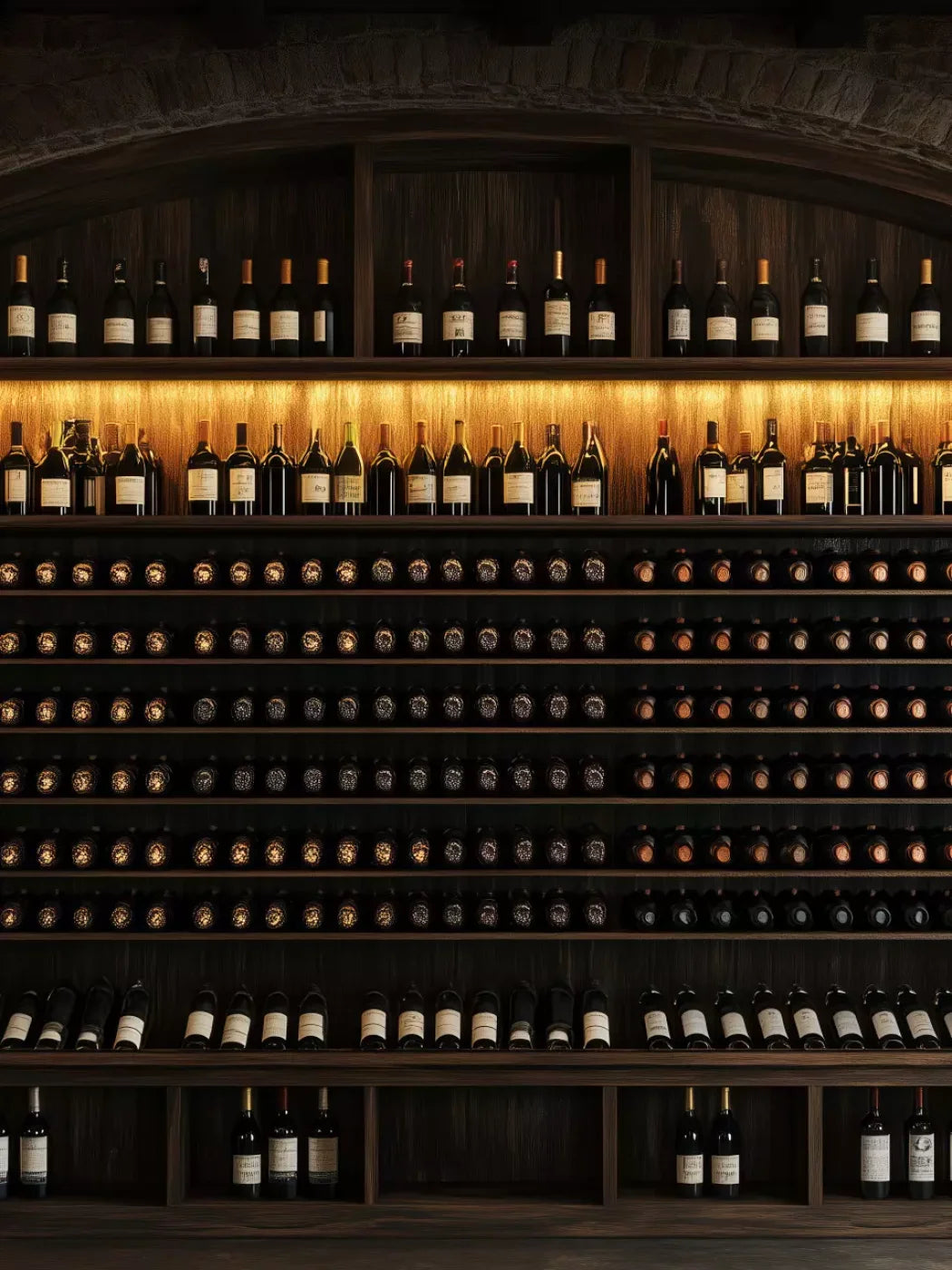 Wine Cellar 6’X8’ Fleece (72 X 96 Inch) Backdrop
