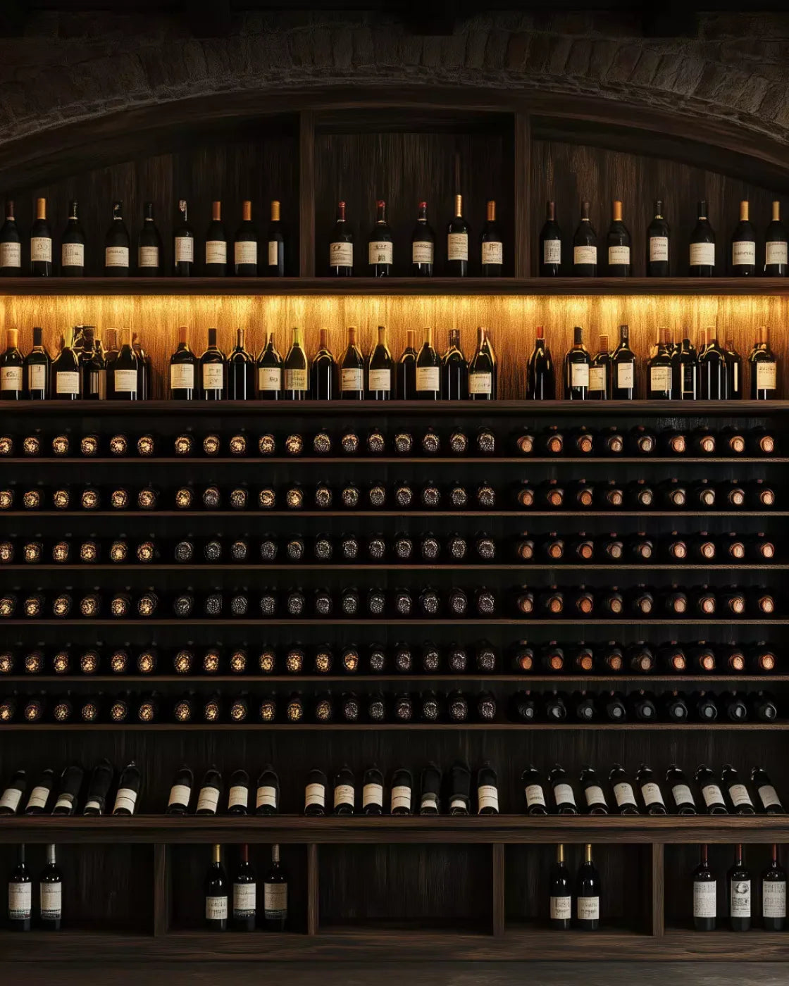 Wine Cellar 8’X10’ Fleece (96 X 120 Inch) Backdrop
