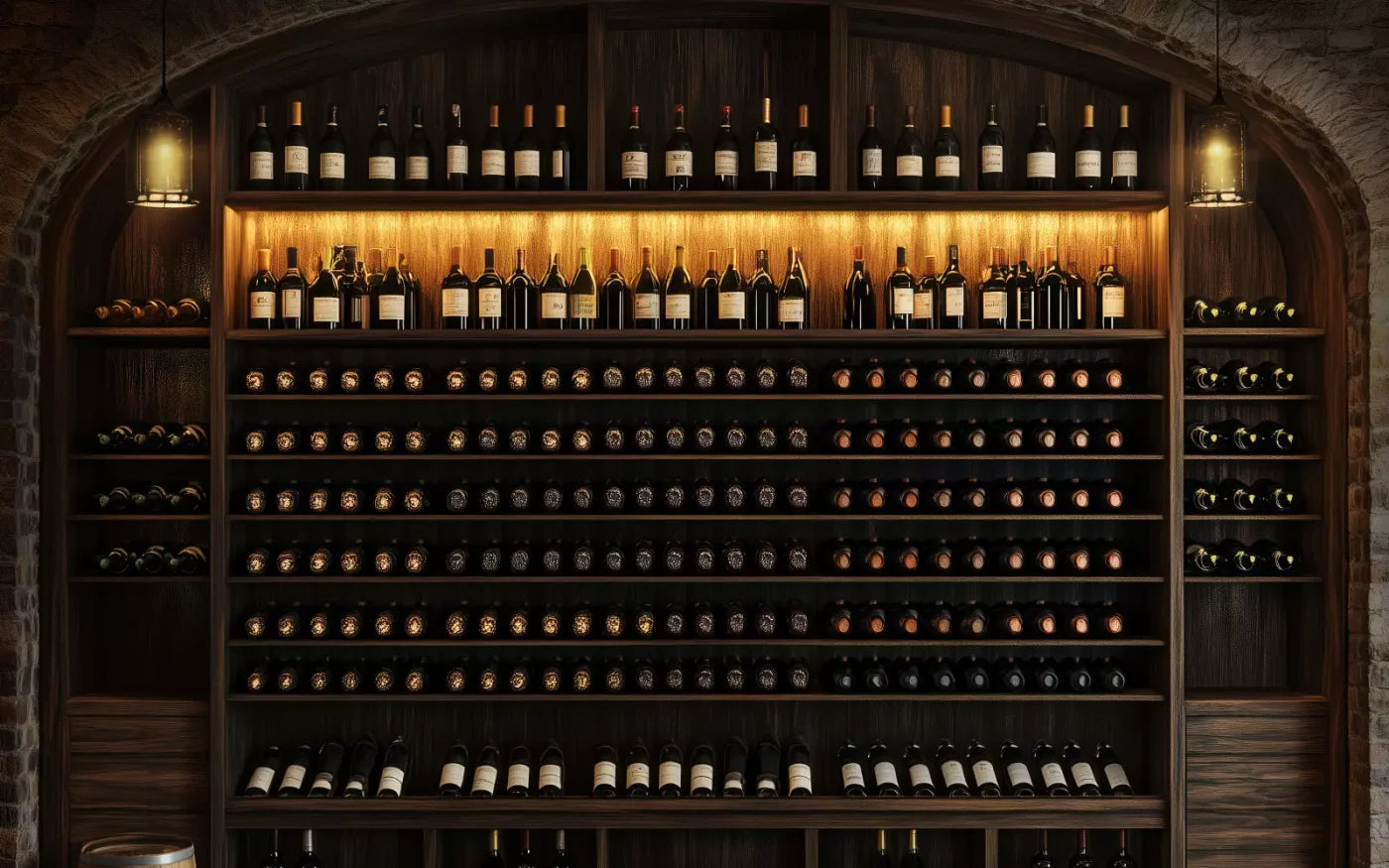 Wine Cellar 8’X5’ Ultracloth (96 X 60 Inch) Backdrop