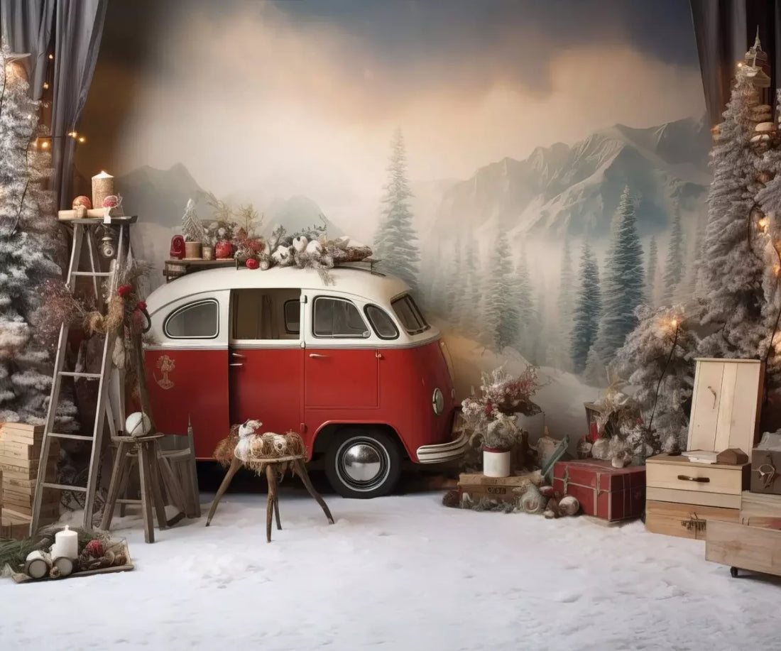 Winter Camping Ii 5’X4’2 Fleece (60 X 50 Inch) Backdrop