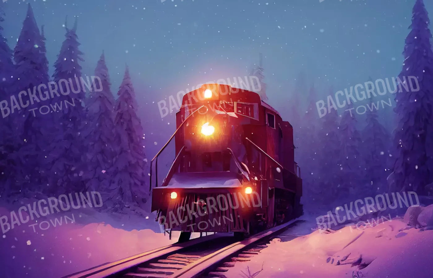 Winter Express 3 12X8 Ultracloth ( 144 X 96 Inch ) Backdrop