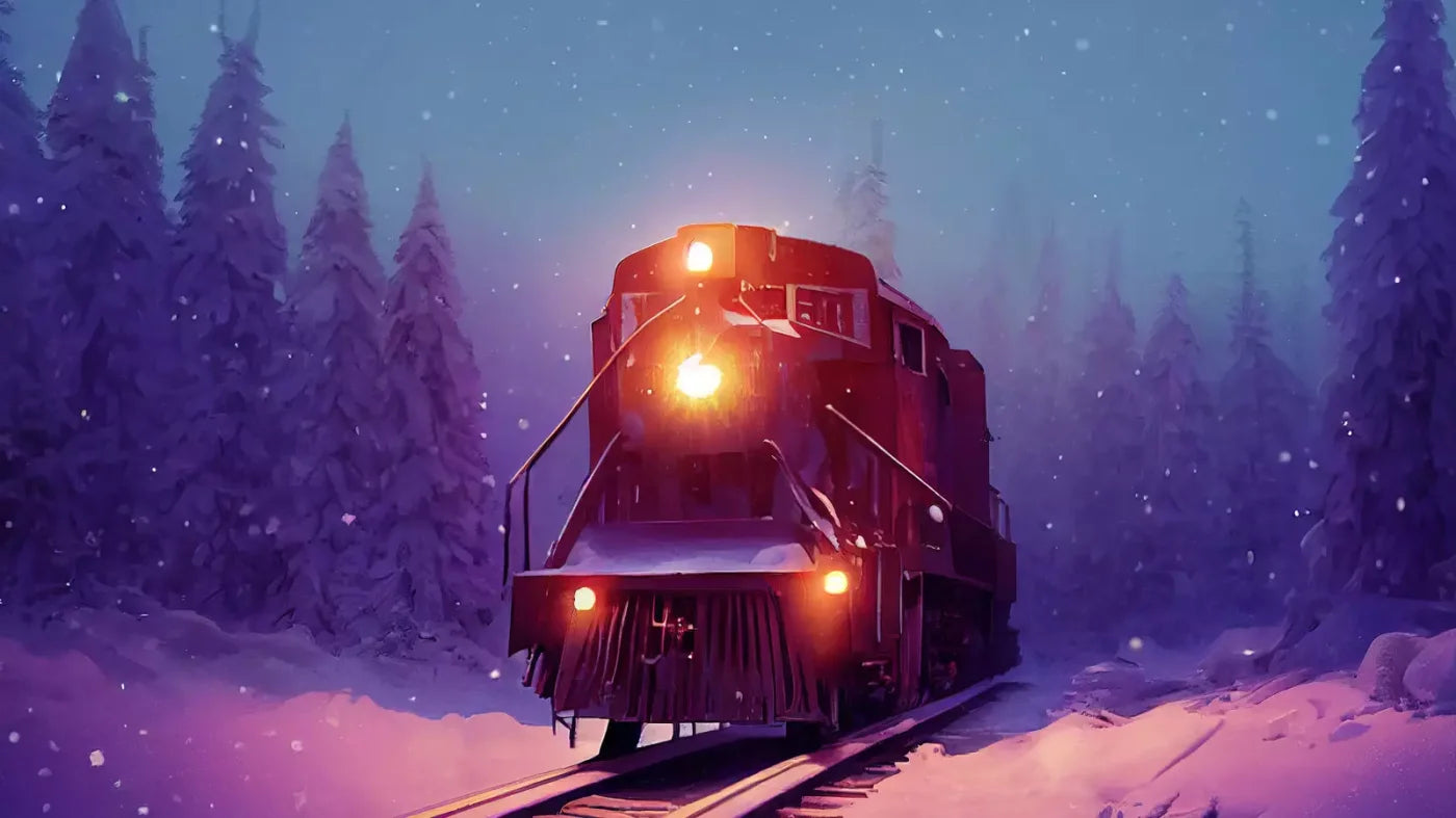 Winter Express 3 14X8 Ultracloth ( 168 X 96 Inch ) Backdrop