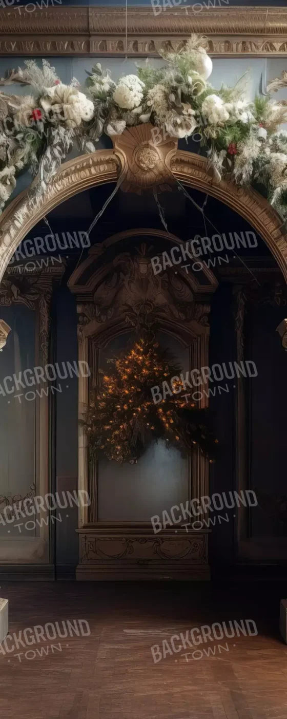 Winter Holiday Arch 8’X20’ Ultracloth (96 X 240 Inch) Backdrop