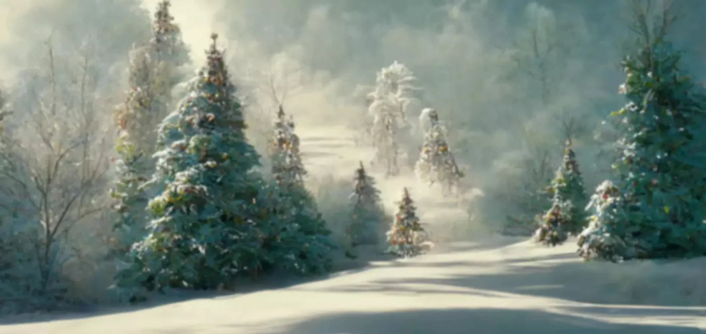 Winter Wonderland 1 16X8 Ultracloth ( 192 X 96 Inch ) Backdrop