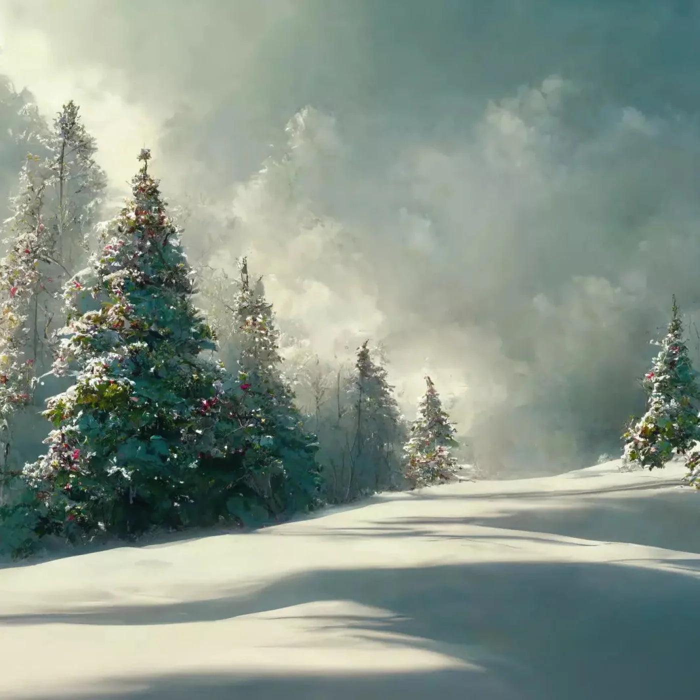 Winter Wonderland 10X10 Ultracloth ( 120 X Inch ) Backdrop