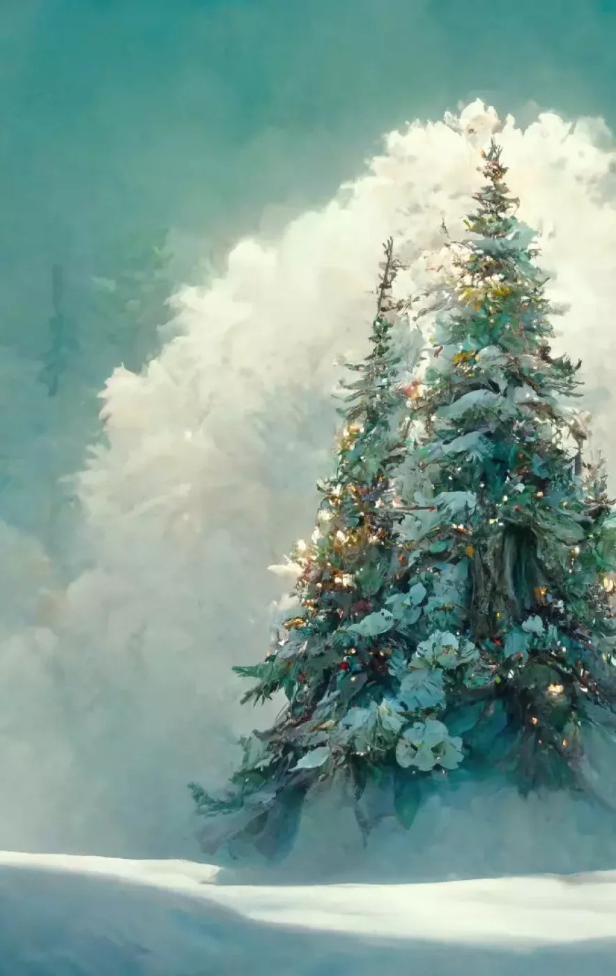 Winter Wonderland 2 10X16 Ultracloth ( 120 X 192 Inch ) Backdrop