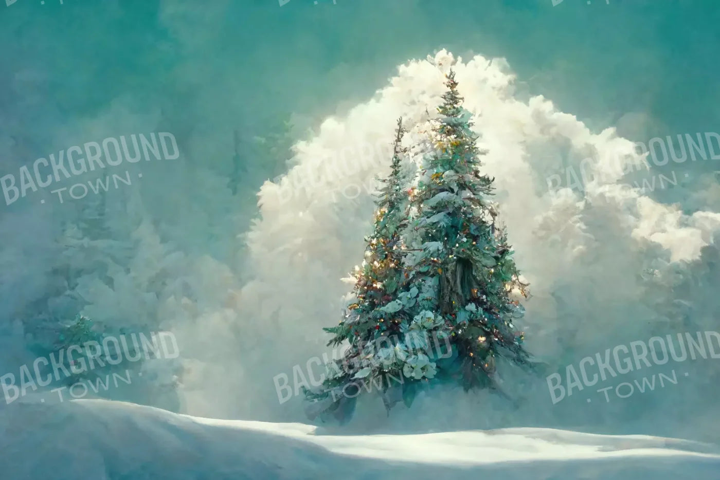 Winter Wonderland 2 8X5 Ultracloth ( 96 X 60 Inch ) Backdrop