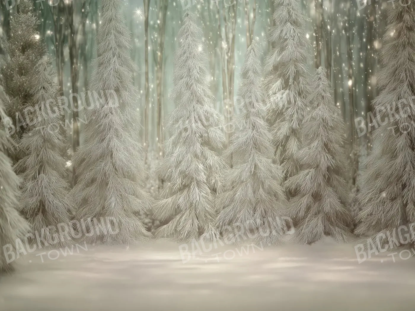 Winter Woods 8’x6’ Fleece (96 x 72 inch) Backdrop