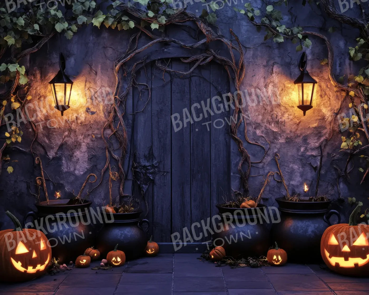Witchs Doorstep 10’x8’ Fleece (120 x 96 inch) Backdrop