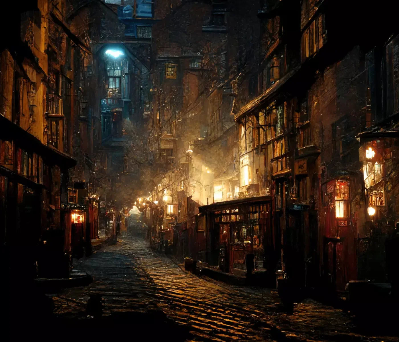 Diagonal Alley 12X10 Ultracloth ( 144 X 120 Inch ) Backdrop