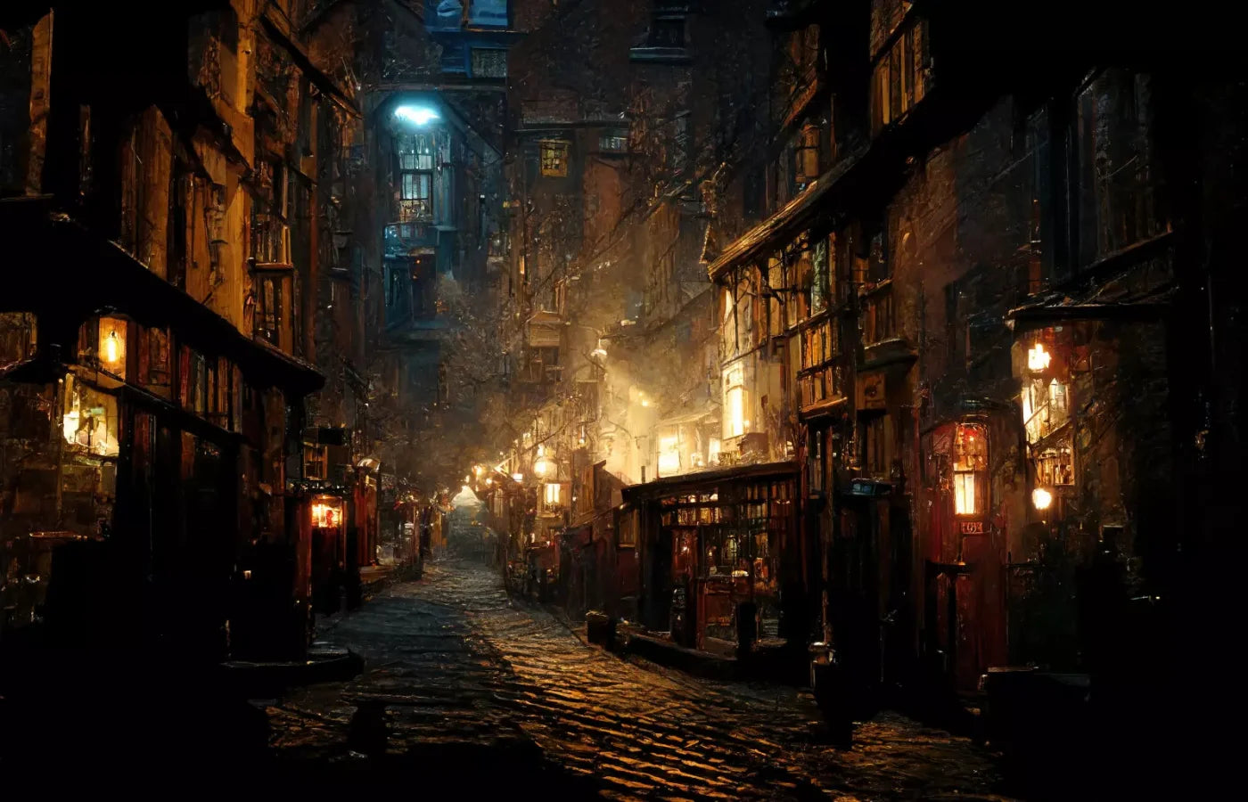 Diagonal Alley 12X8 Ultracloth ( 144 X 96 Inch ) Backdrop