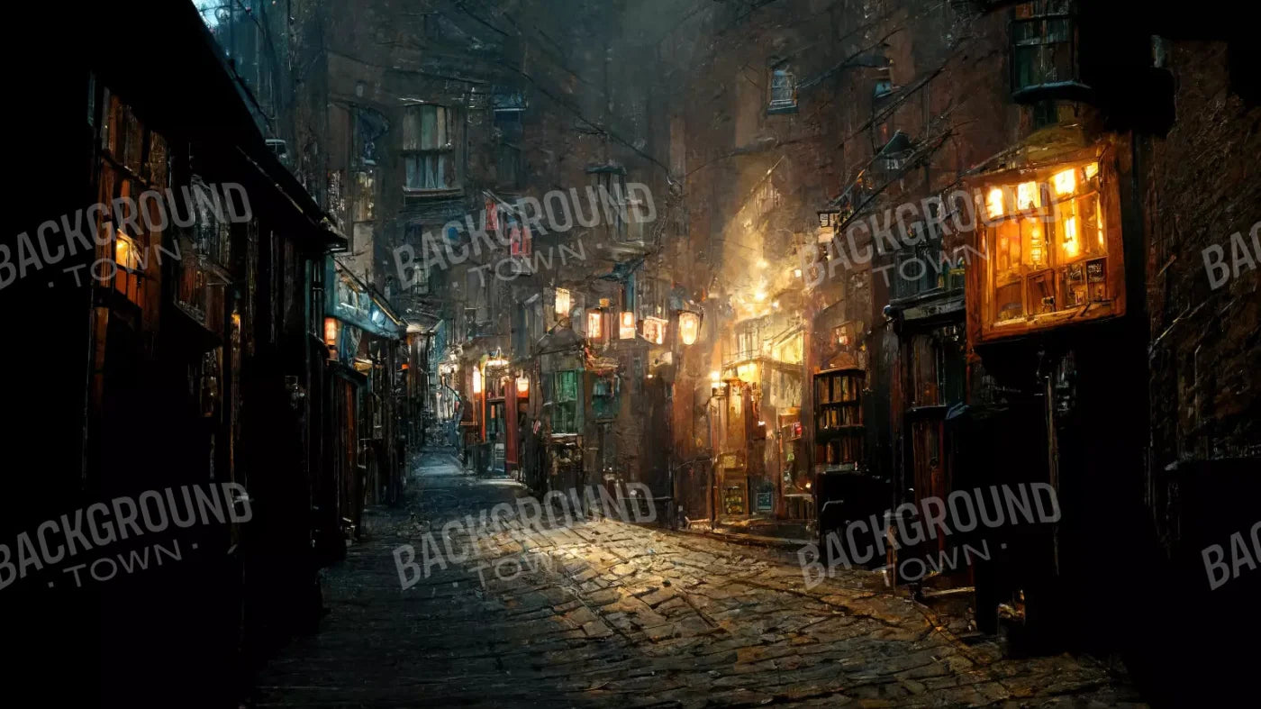 Diagonal Aley 14X8 Ultracloth ( 168 X 96 Inch ) Backdrop