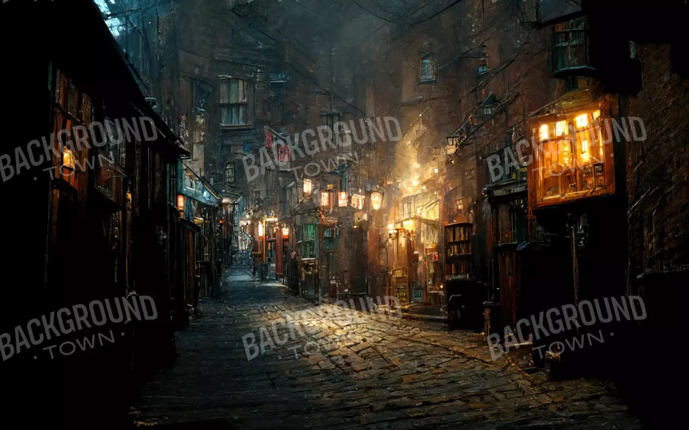 Diagonal Aley 14X9 Ultracloth ( 168 X 108 Inch ) Backdrop