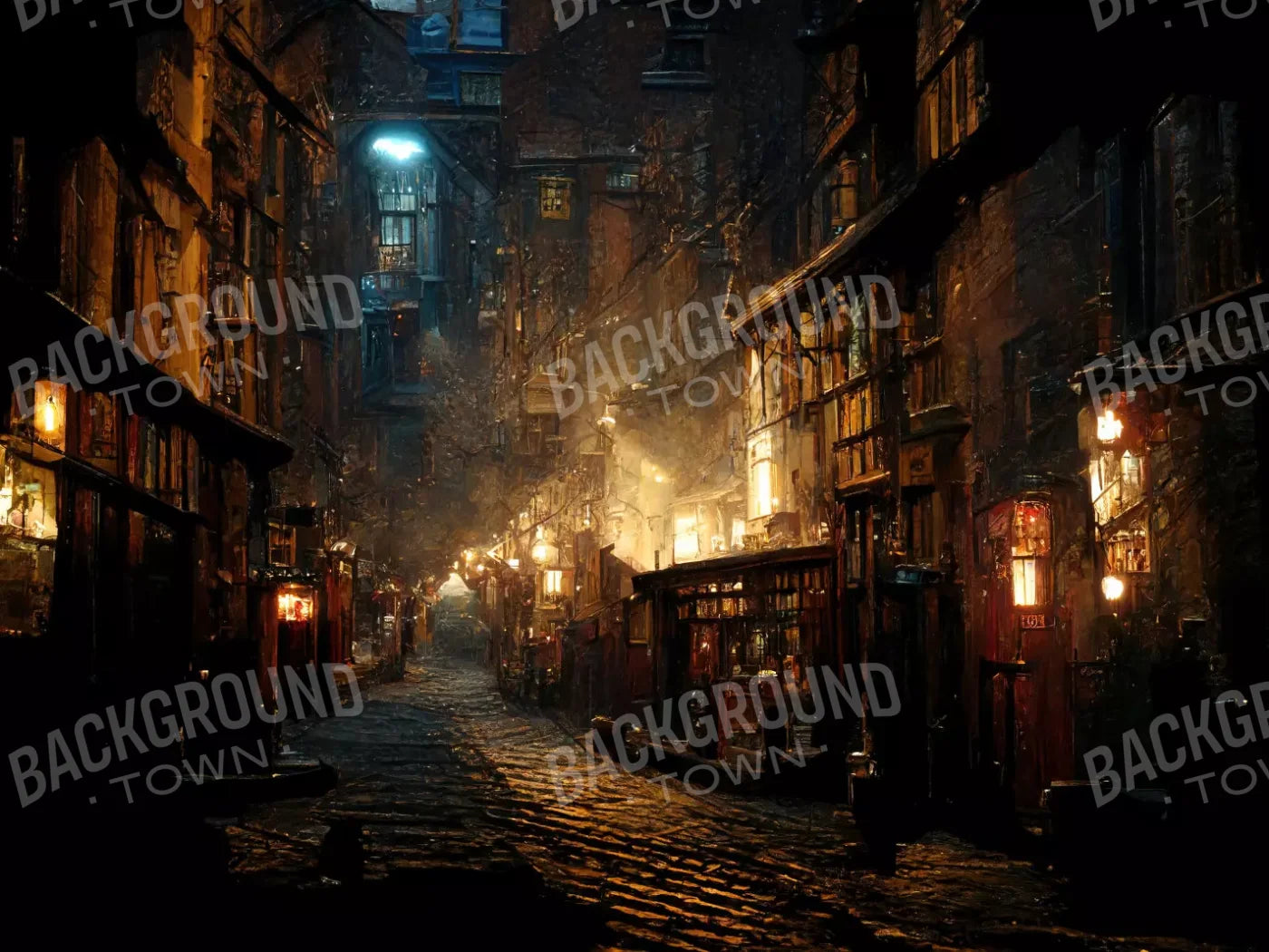 Diagonal Alley 7X5 Ultracloth ( 84 X 60 Inch ) Backdrop