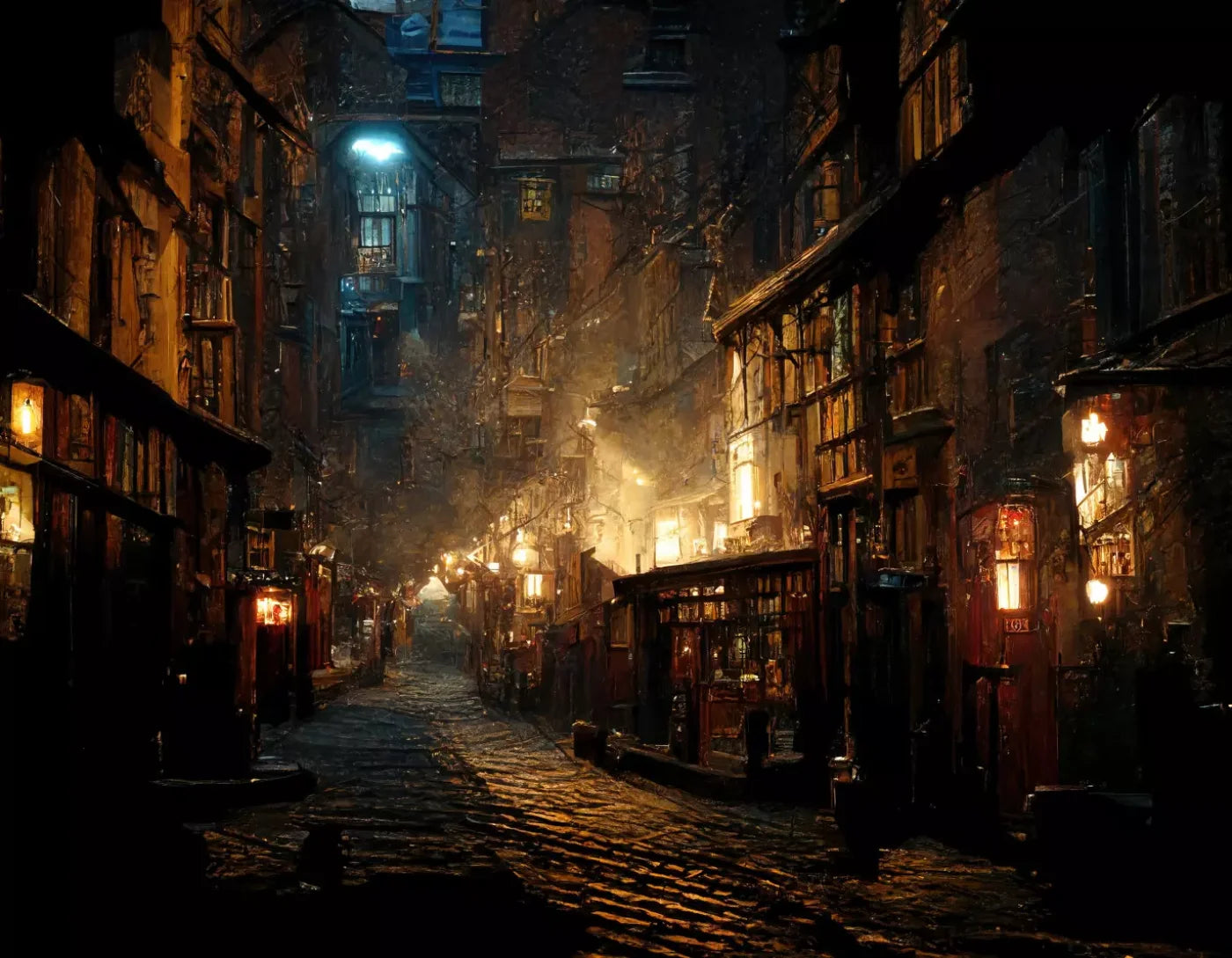 Diagonal Alley 8X6 Fleece ( 96 X 72 Inch ) Backdrop