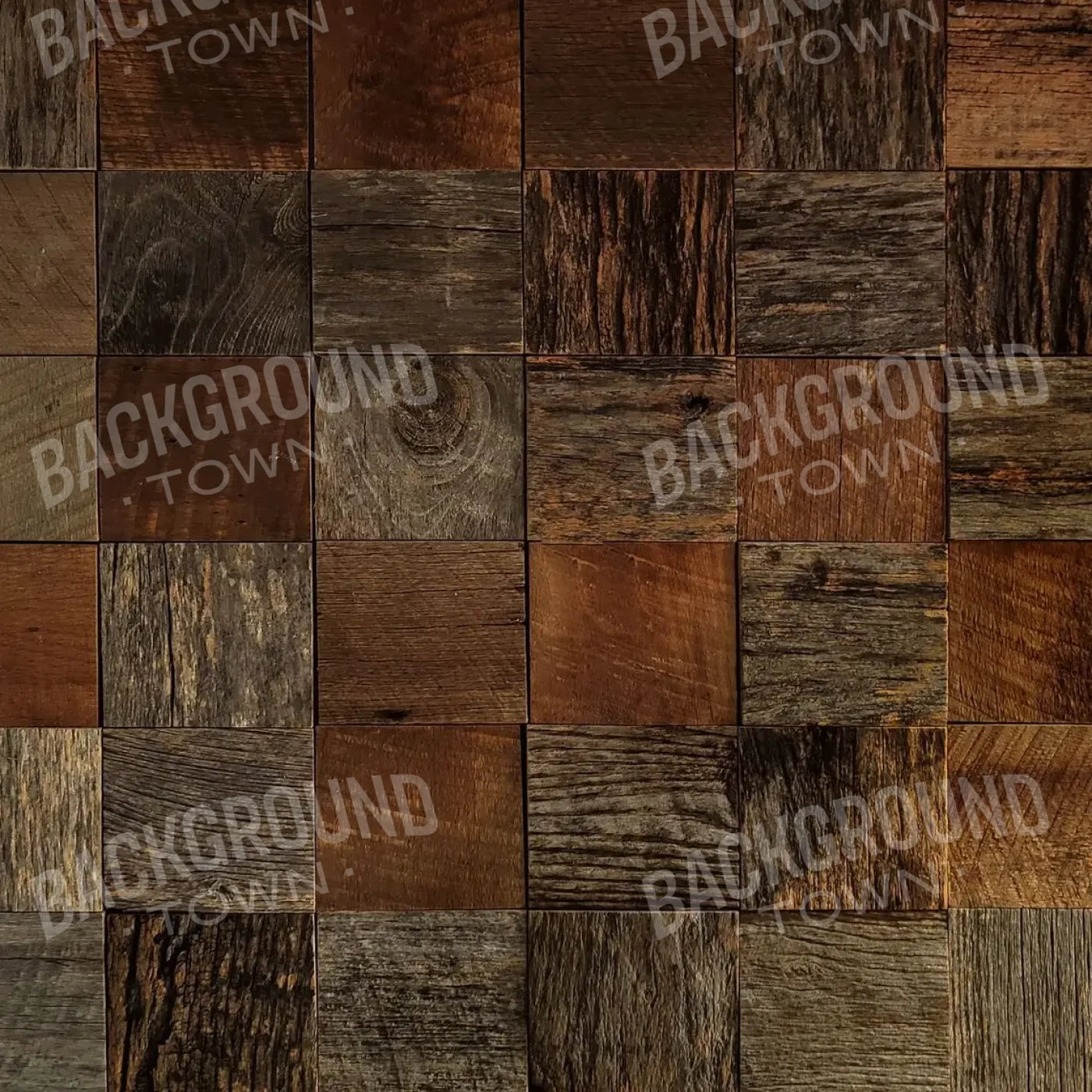 Wood Ends Floor 8’x8’ Fleece (96 x 96 inch) Backdrop