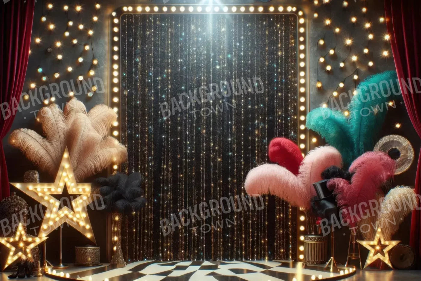 Orldstage 12’X8’ Ultracloth (144 X 96 Inch) Backdrop