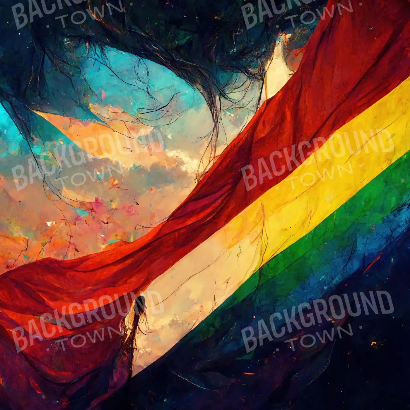 Worn Pride 10’X10’ Ultracloth (120 X Inch) Backdrop