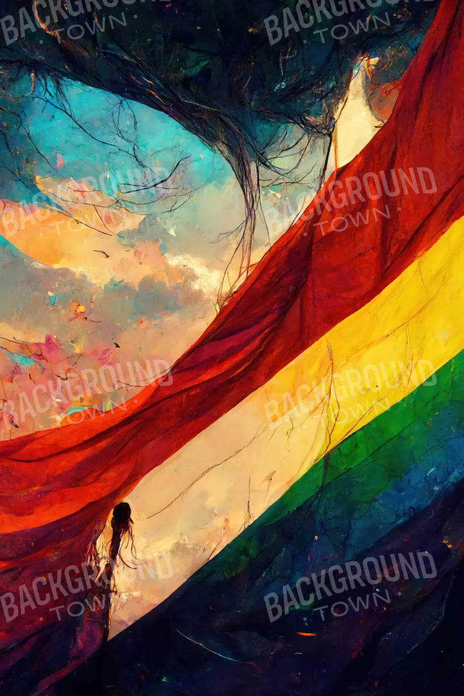Worn Pride 8’X12’ Ultracloth (96 X 144 Inch) Backdrop
