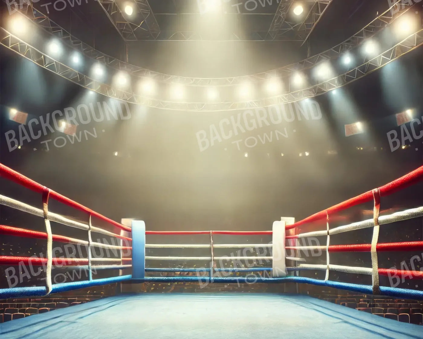 Wrestling Ring 10’x8’ Fleece (120 x 96 inch) Backdrop