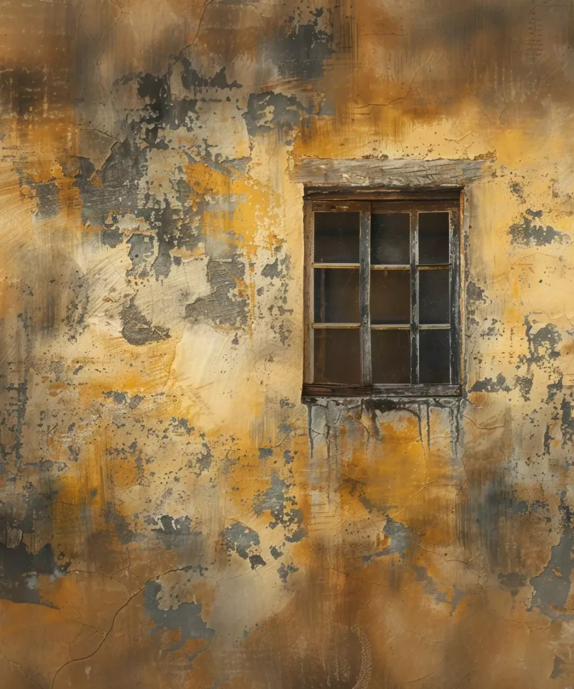 Yellow Cracked Wall 10’x12’ UltraCloth (120 x 144 inch) Backdrop