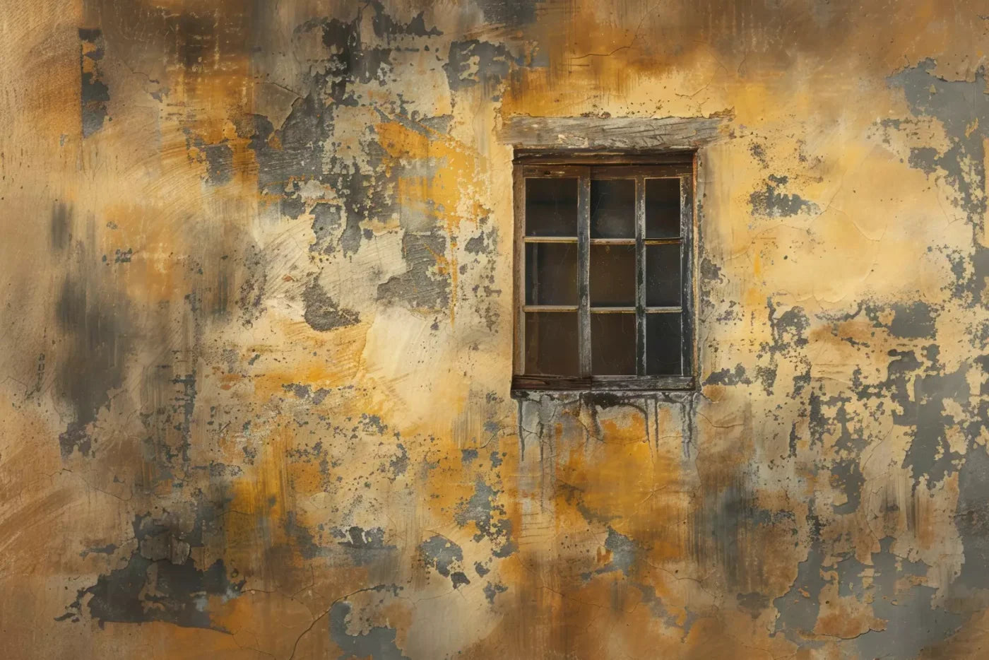 Yellow Cracked Wall 12’x8’ UltraCloth (144 x 96 inch) Backdrop