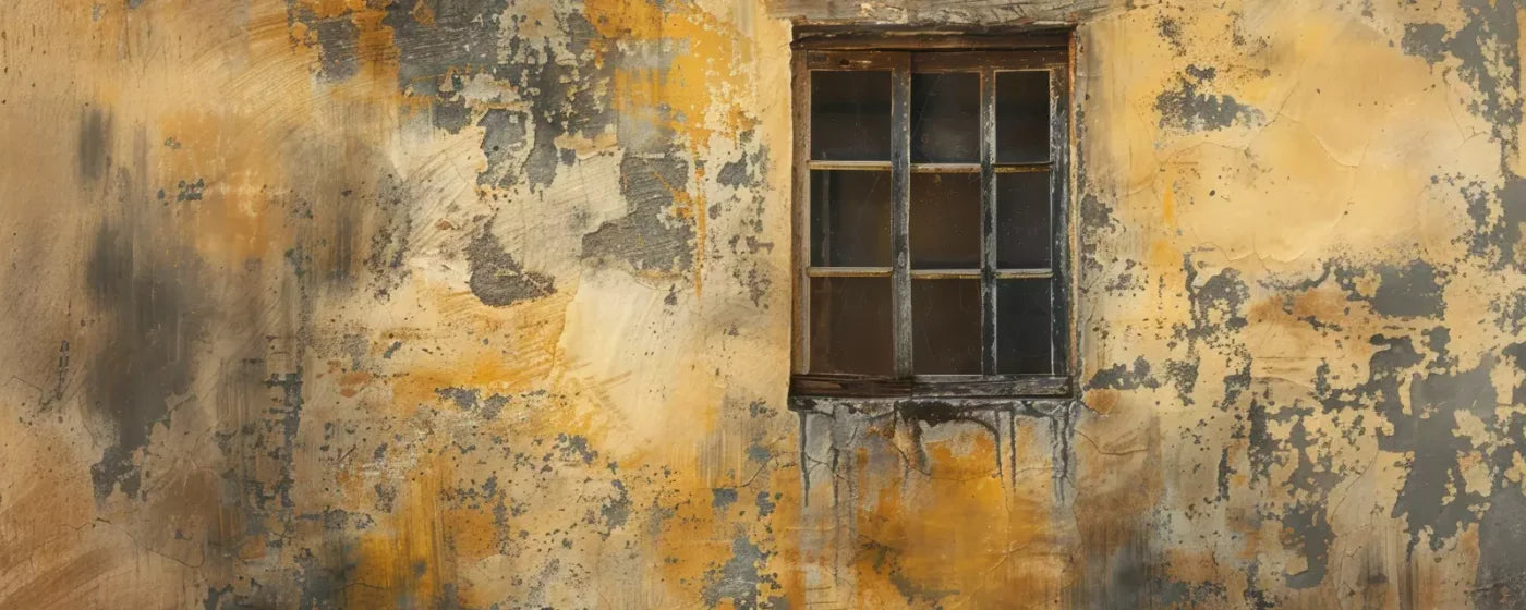 Yellow Cracked Wall 20’x8’ UltraCloth (240 x 96 inch) Backdrop