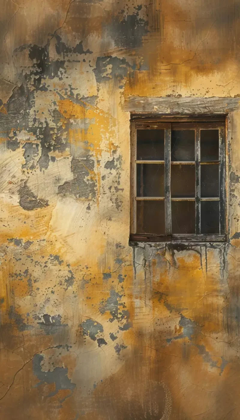 Yellow Cracked Wall 8’x14’ UltraCloth (96 x 168 inch) Backdrop