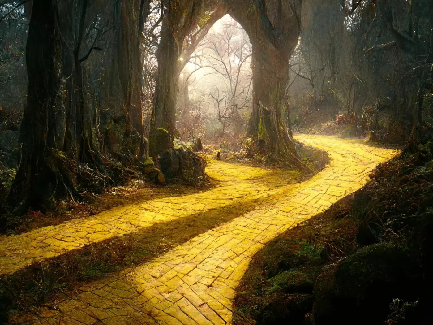 Golden Path 7X5 Ultracloth ( 84 X 60 Inch ) Backdrop