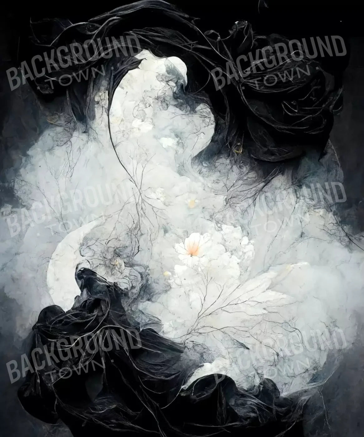 black and white smoke Backdrop for Photography