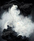 black and white smoke Backdrop for Photography