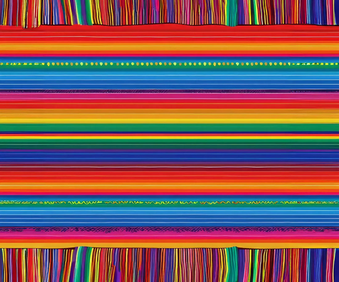 Zarape Checked 5’X4’2 Fleece (60 X 50 Inch) Backdrop