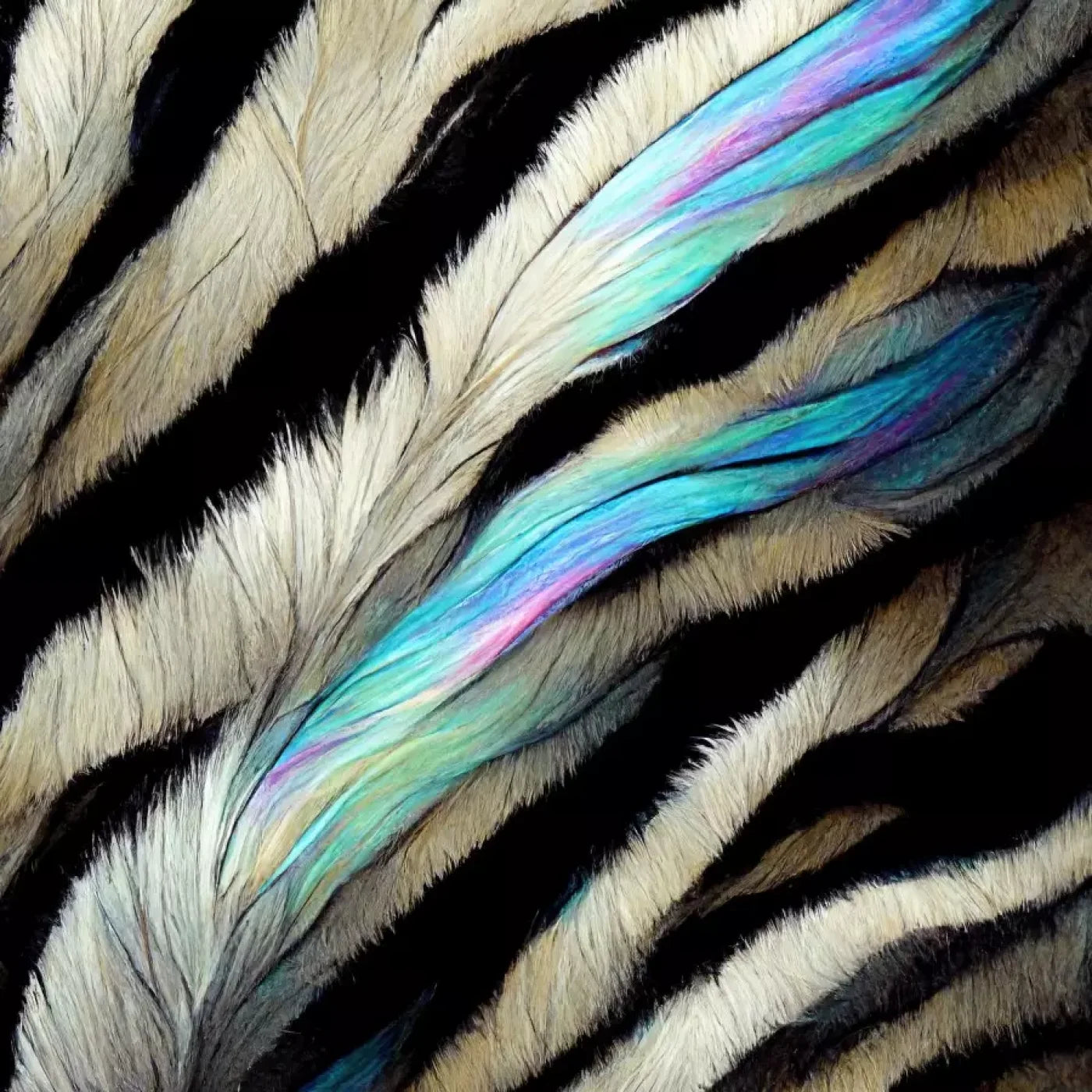 Zebra Fur 10X10 Ultracloth ( 120 X Inch ) Backdrop