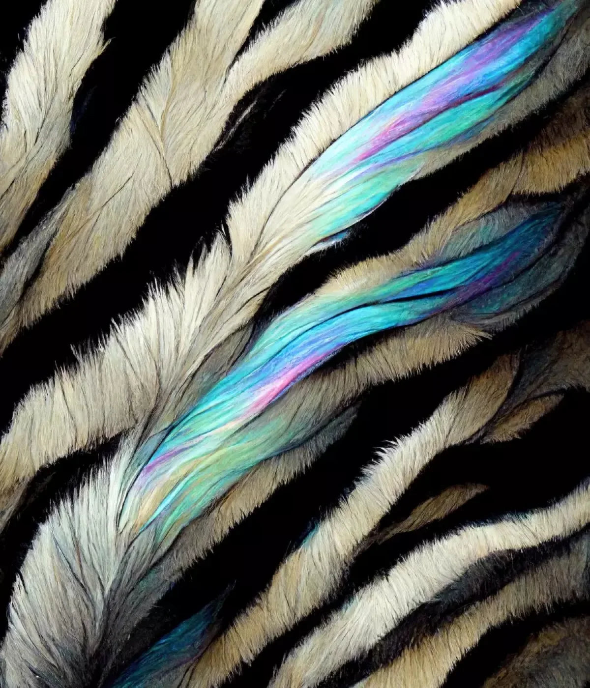 Zebra Fur 10X12 Ultracloth ( 120 X 144 Inch ) Backdrop